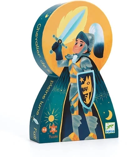Puzle silueta "Caballero" DJECO