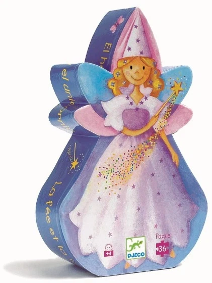 Puzle silueta "Hada" DJECO
