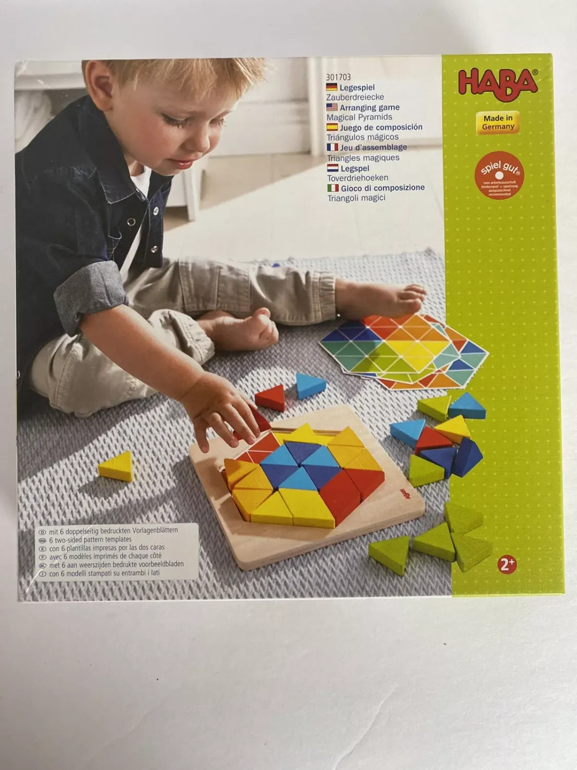 Juego de composición "Triángulos mágicos" HABA