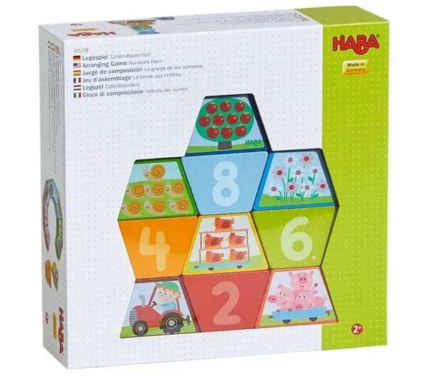 Juego de composición "La granja de los números" HABA