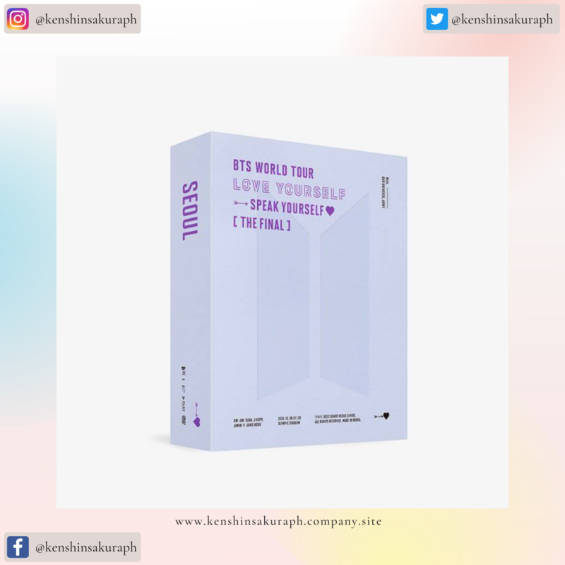 BTS World Tour Love Yourself Speak Yourself [THE FINAL] DVD Tingi