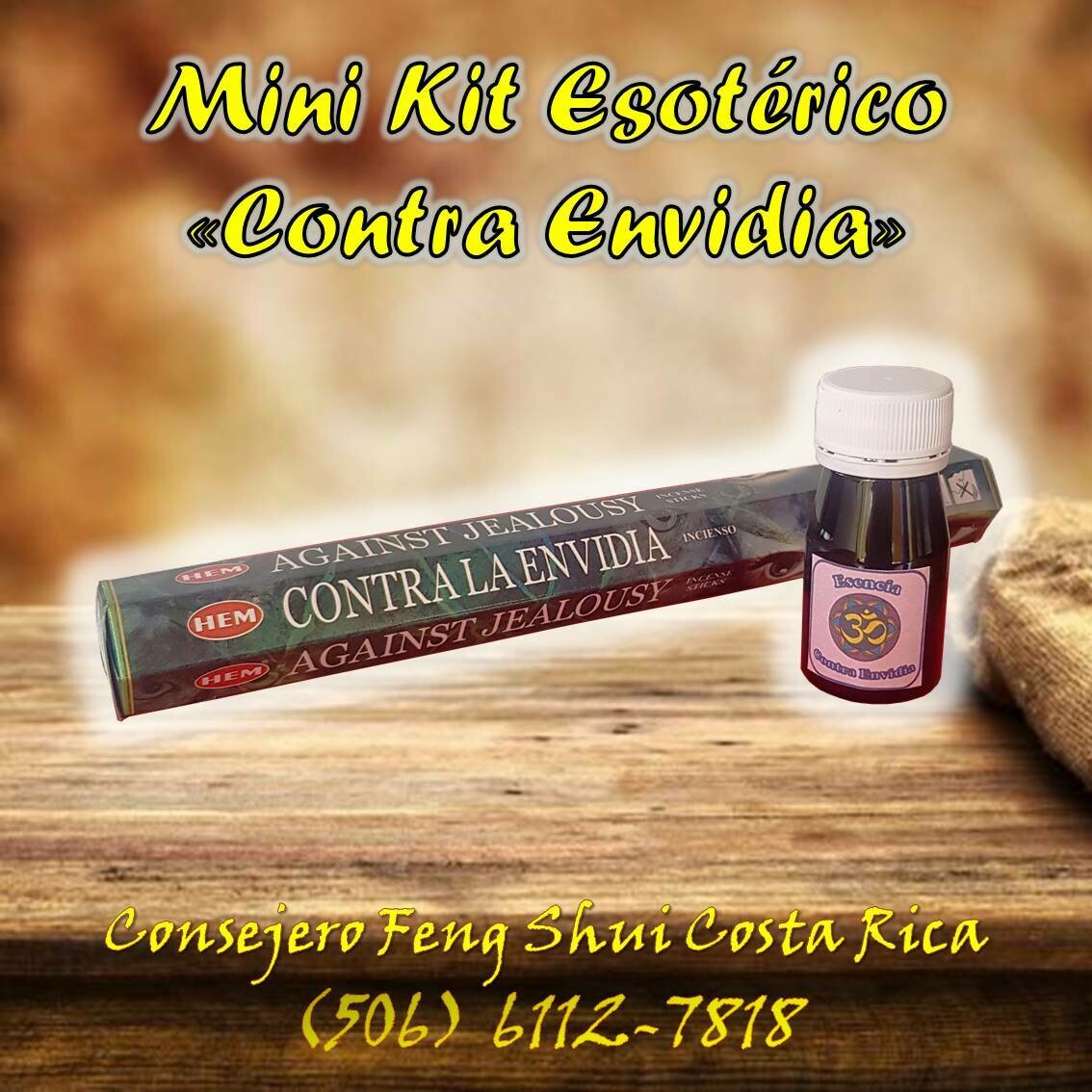 Mini Kit Esotérico &quot;Contra Envidias&quot;