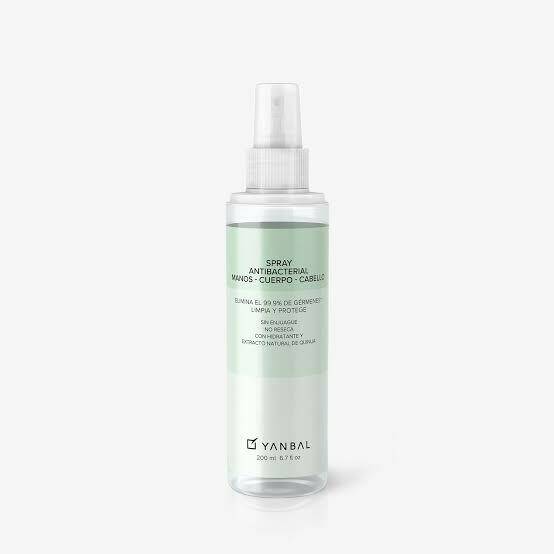Spray Antibacterial para manos, cuerpo y cabello