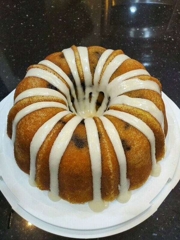Lemon Blueberry Butter Cake