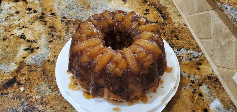 Apple Upside-down Cake