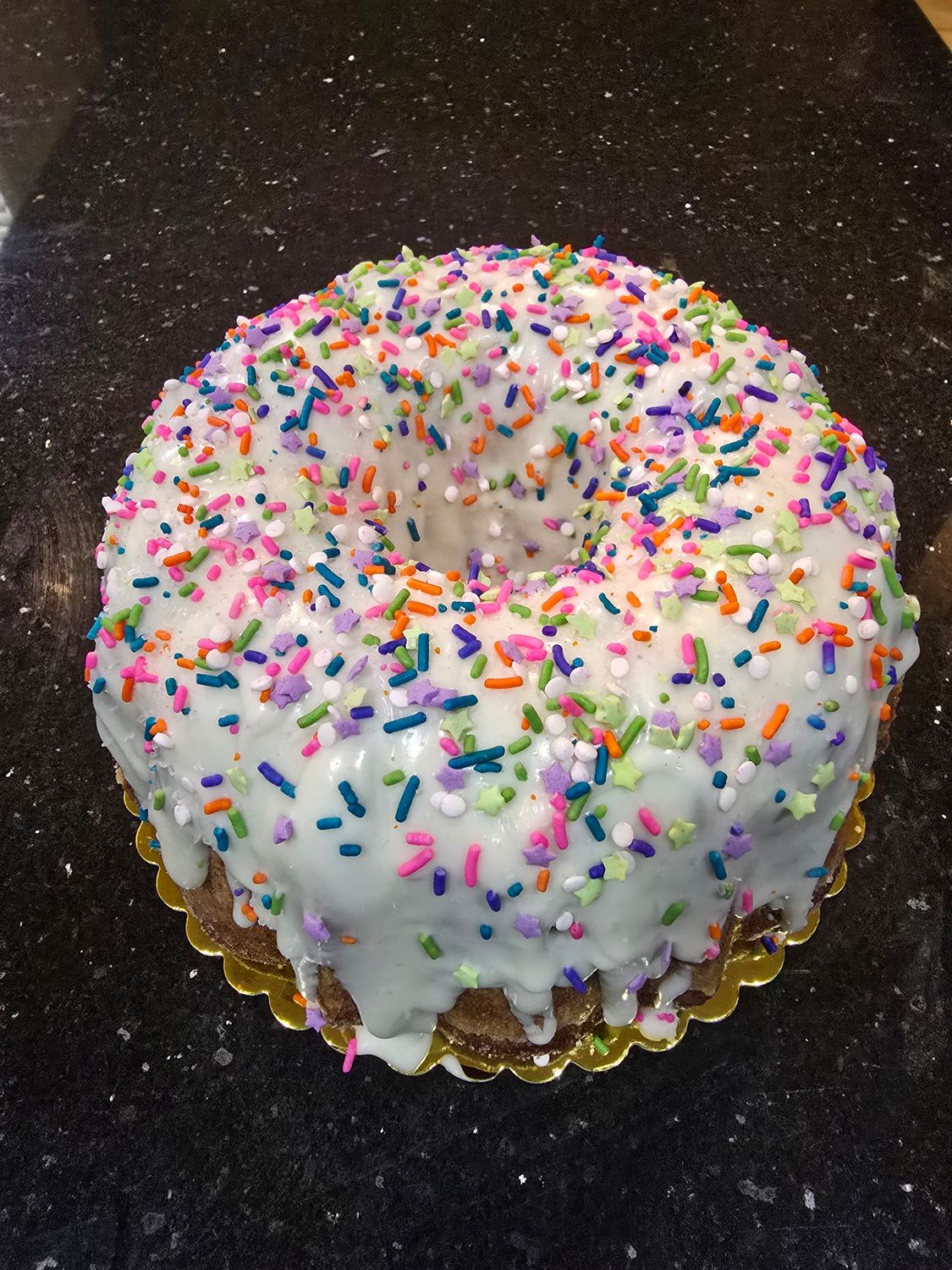 Confetti Bundt Cake