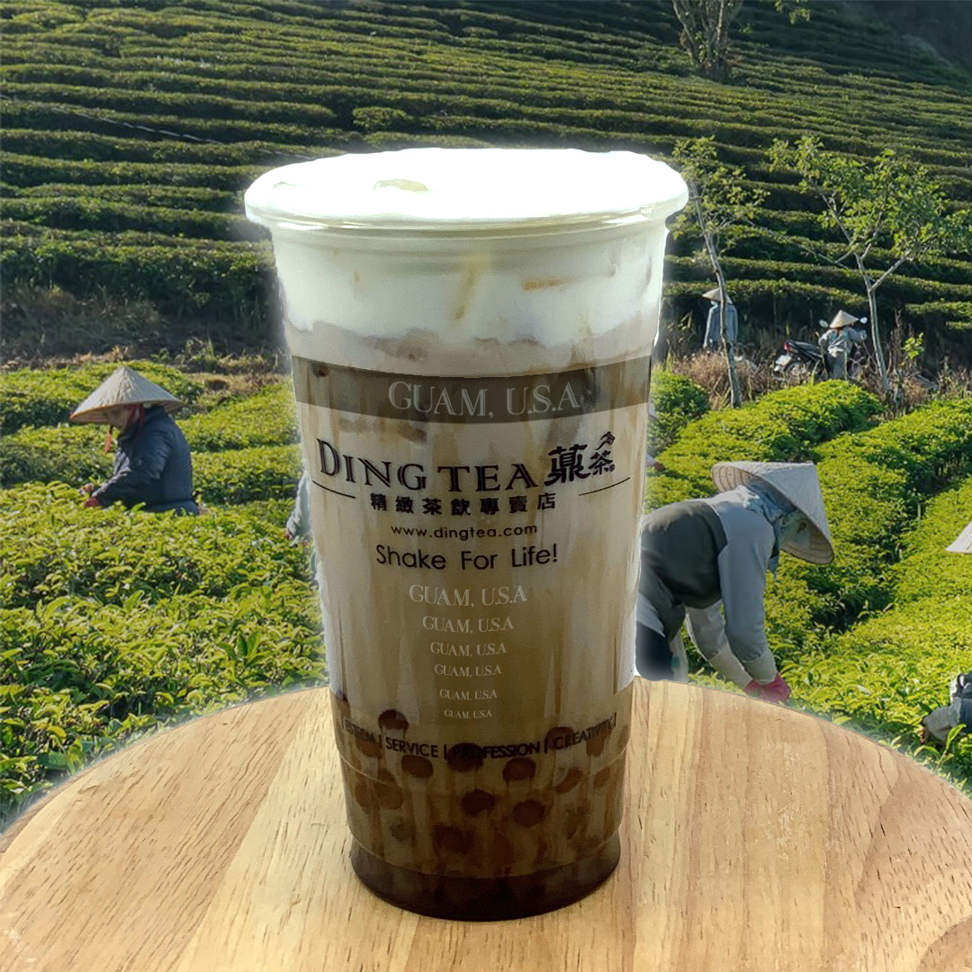 Brown Sugar Milk Tea with Ginger