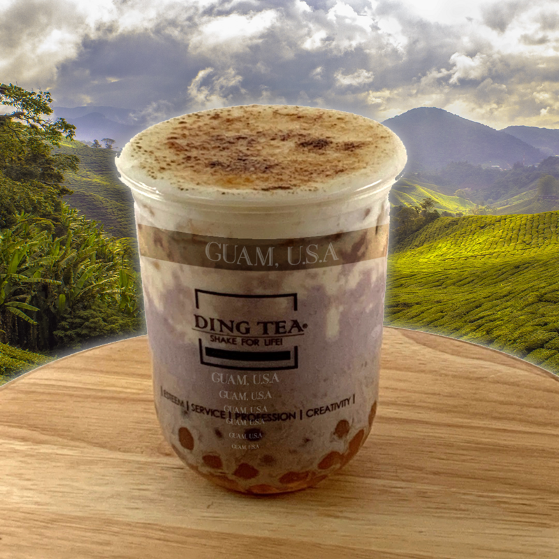 Taro Mash Milk Tea w/ Cheese Cream