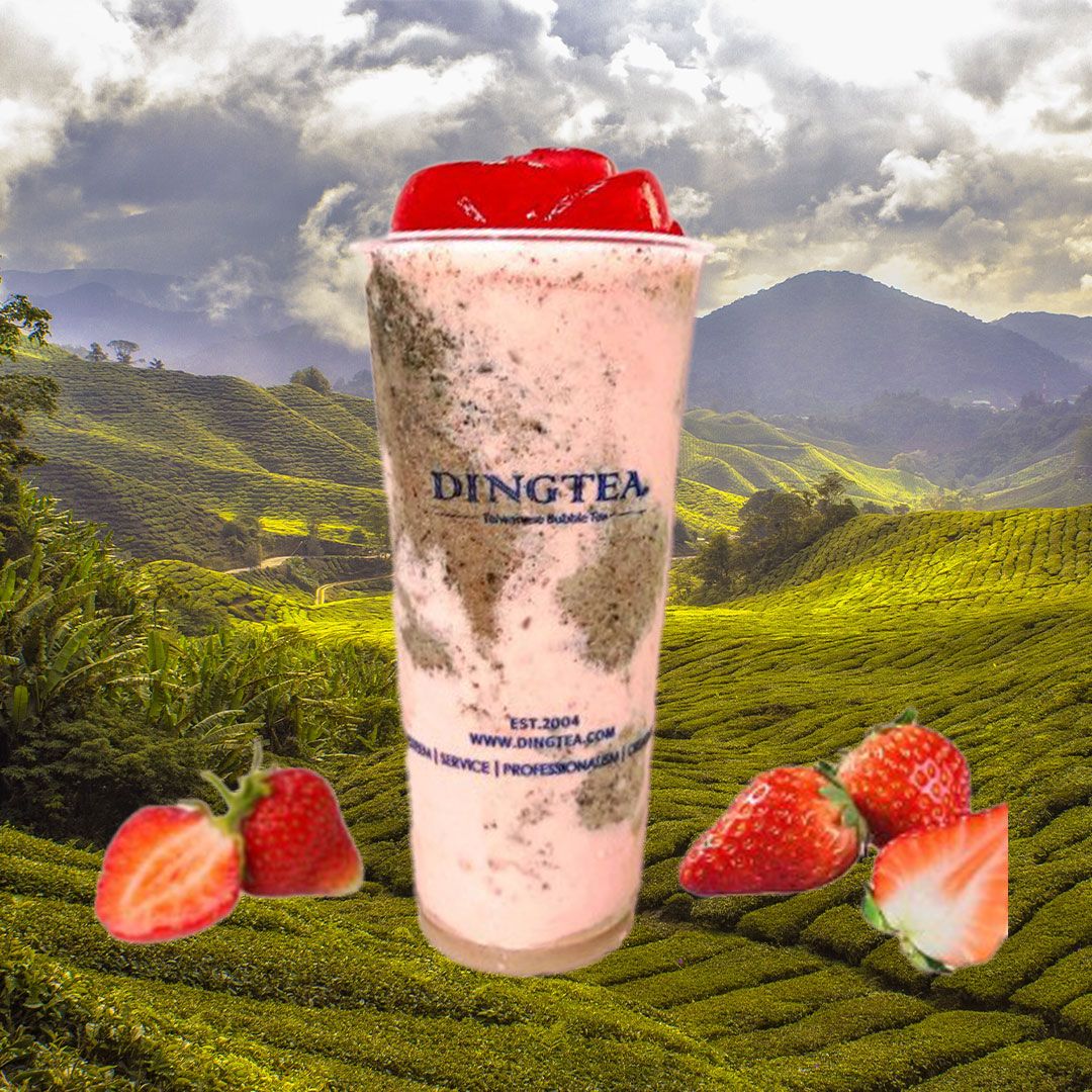 Jelly Blossom Oreo Slush with Strawberry Cream