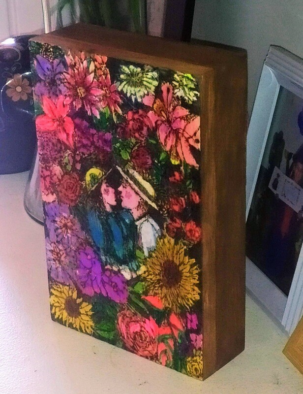 Caja con tapa silleteros