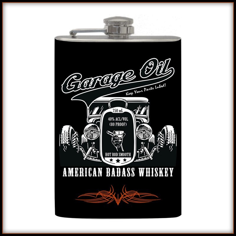 8oz Hip Flask with Funnel