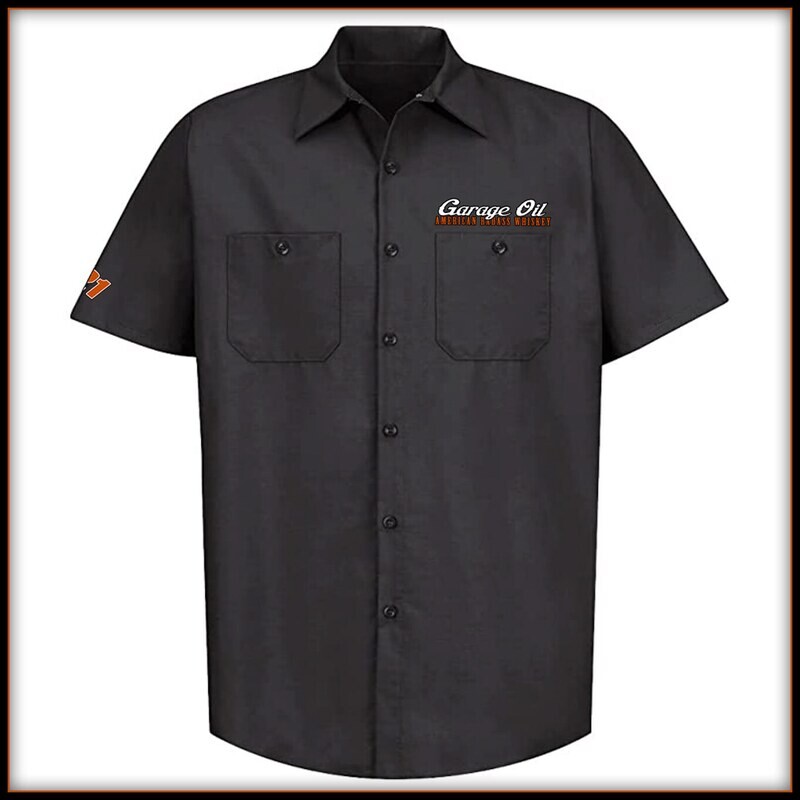 Men's Industrial Shirt - Black - Tall