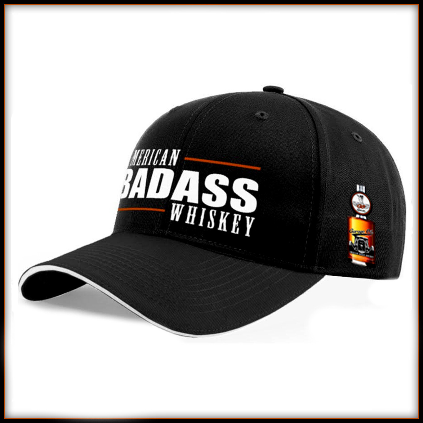 American Badass Whiskey - Structured Embroidered Cap