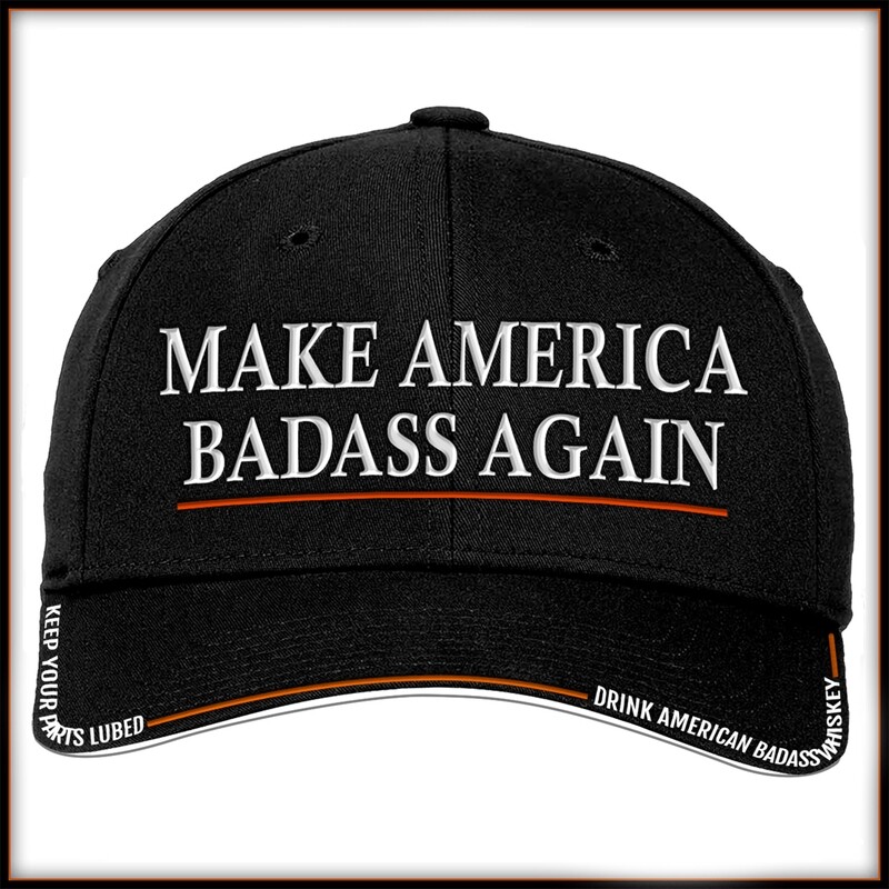 Make America Badass Again - Structured Embroidered Cap