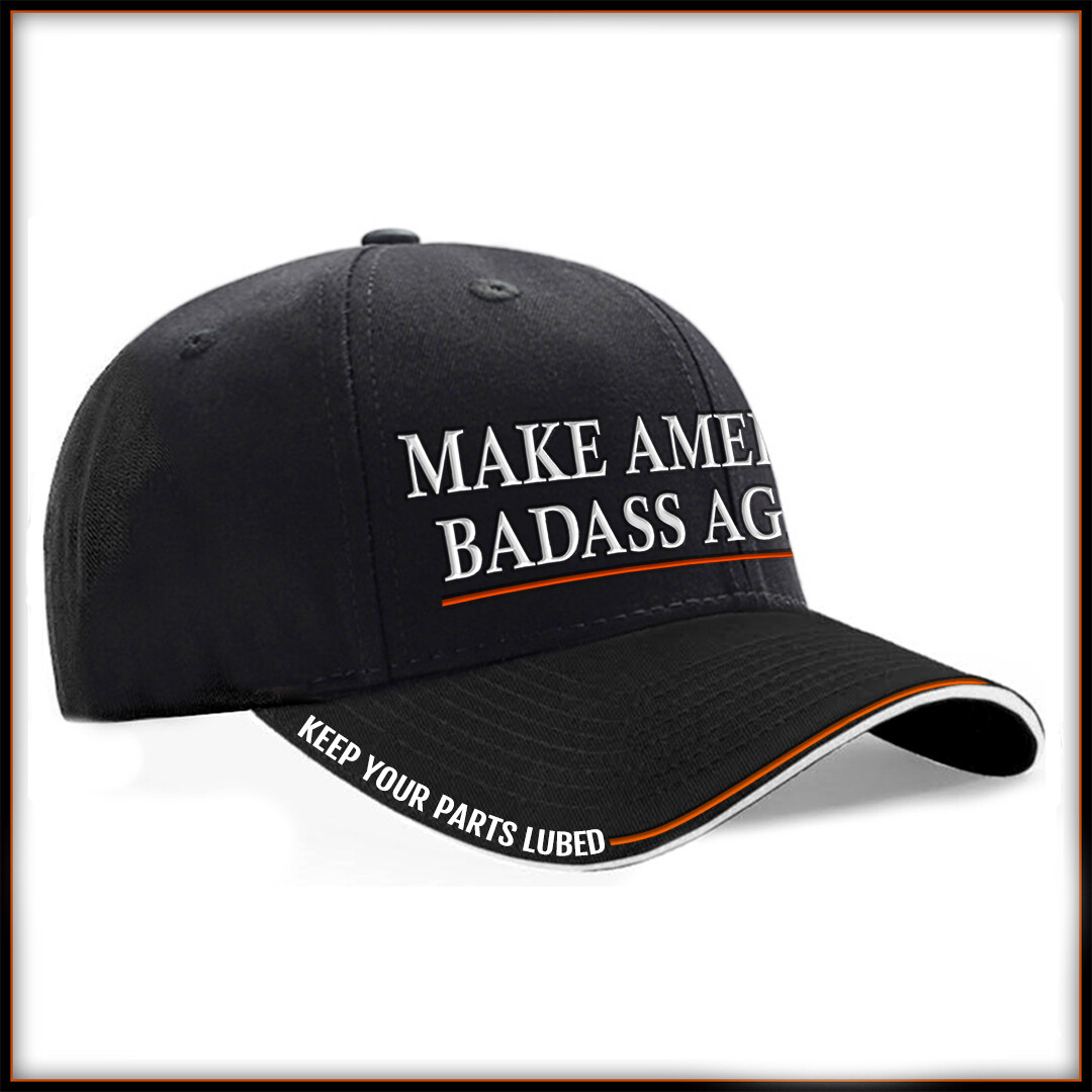 Make America Badass Again - Structured Embroidered Cap