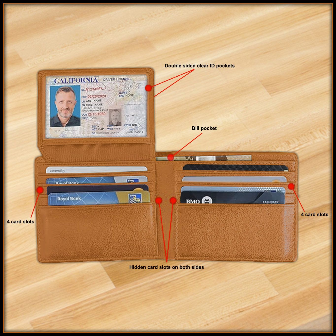 American Badass Leather Wallet American Badass Leather Wallet