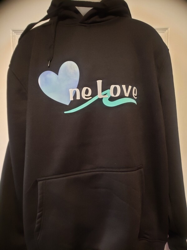 Mens/Womens JB One love premium Hoodie sweatshirt  in black