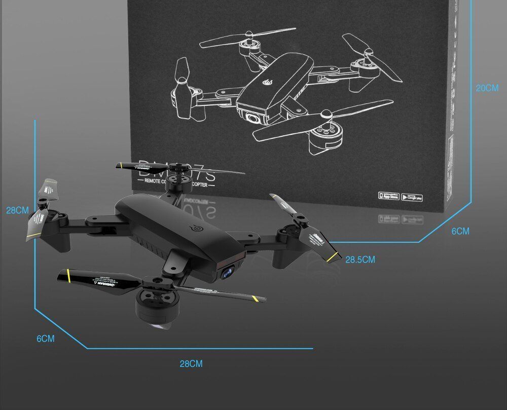 DM107S Dual Camera 4K Drone Wi-Fi FPV