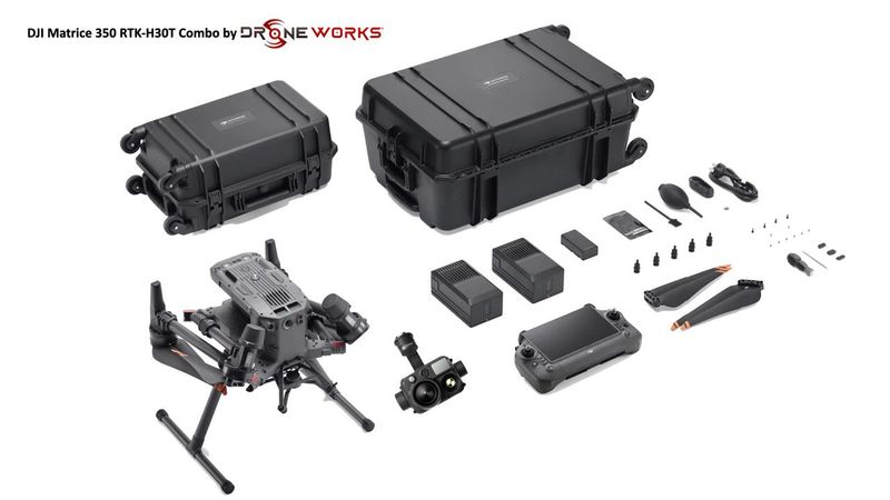 DJI M350 RTK And H30T (Battery & Charge Station Combo)