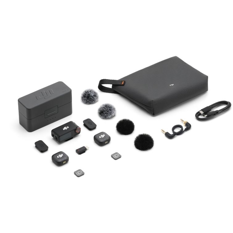 DJI Mic 3 (2 TX + 1 RX + Charging Case)