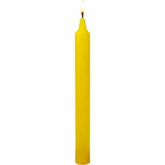 Bougie Teintée Masse - Coloris Jaune