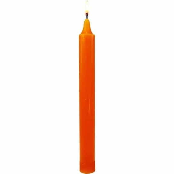 Bougie Teintée Masse - Coloris Orange