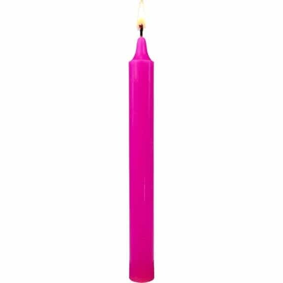 Bougie Teintée Masse - Coloris Rose Vif