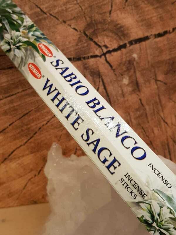 Encens sticks Krisna Sauge blanche