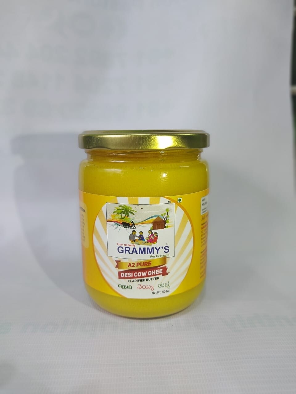 ORGANIC A2 GHEE (500ML)