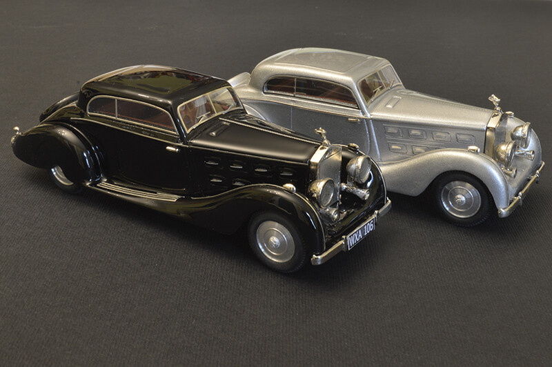 ABC328N - ROLLS ROYCE WRAITH CHASSIS WXA106 CARR. ERDMANN & ROSSI 1938 (BLACK)