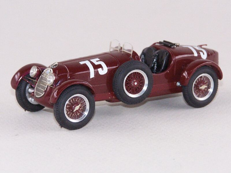 ABC041 - ALFA ROMEO 8C 2900 A 1Â° MILLE MIGLIA 1936 BRIVIO-ONGARO Â“BOTTICELLAÂ” N.75