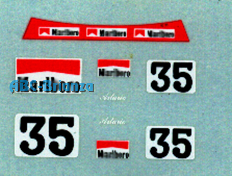 ABC DECAL ABCDEC08 FERRARI 348 TB MARLBORO CHALLENGE 1994 N.35 MERZARIO