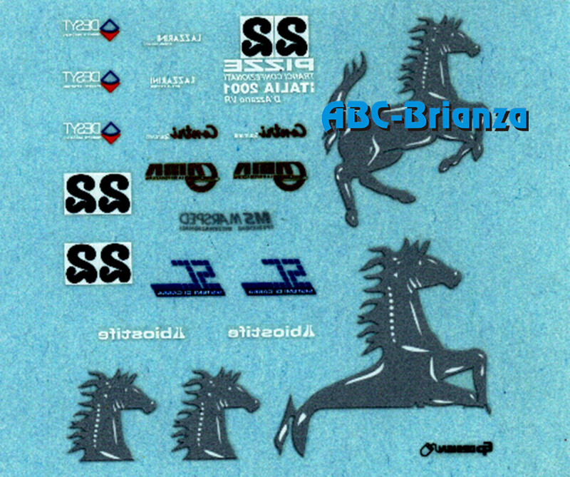 ABC DECAL ABCDEC13 FERRARI 348 TB INECO 'CAVALLINO' MONZA CHALLENGE 95 N.22 PERA