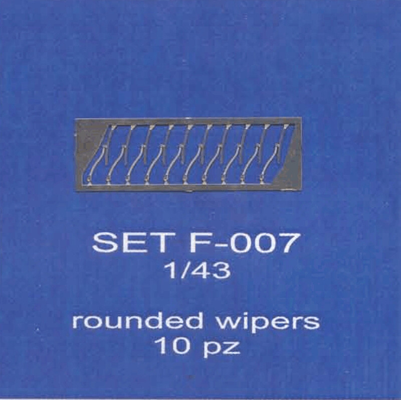 ABC ACCESSORI-SPARE PARTS SETF007 TERGICRISTALLI-SPAZZOLA TONDA-ROUNDED WIPER(10