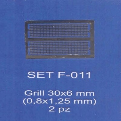 ABC ACCESSORI-SPARE PARTS SETF011 RETE - GRILL 30 X 6 mm.(2 PCS)