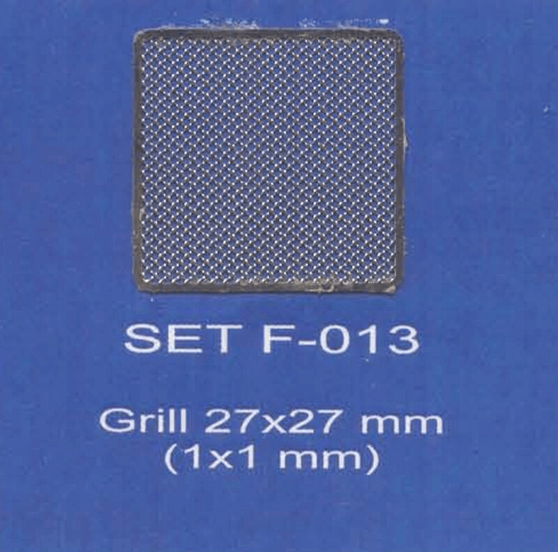 ABC ACCESSORI-SPARE PARTS SETF013 RETE-GRILL 27x27 mm. (hole 1x1 mm) (1 set)