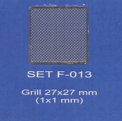 ABC ACCESSORI-SPARE PARTS SETF013 RETE-GRILL 27x27 mm. (hole 1x1 mm) (1 set)