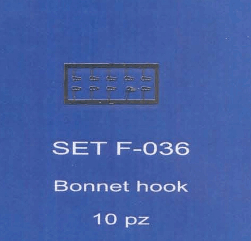 ABC ACCESSORI-SPARE PARTS SETF036 CHIUDICOFANO A FARFALLA / BUTTERFLY BONNET HOO
