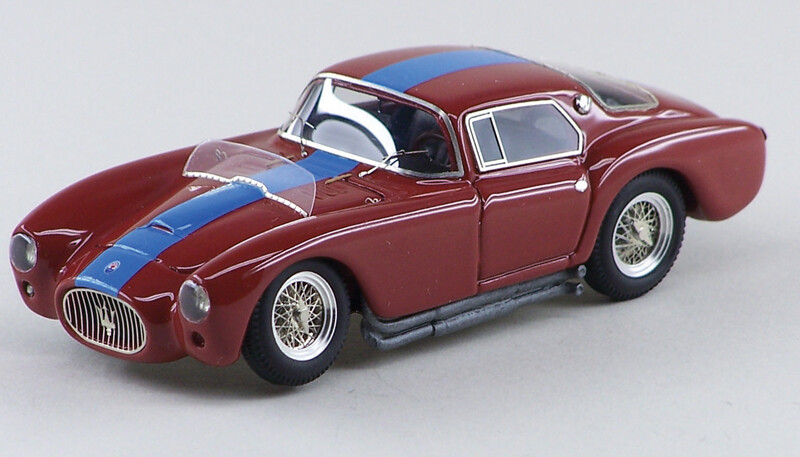 ABC 202 MASERATI A6GCS COUPE' PININFARINA 1953 CH.N.2060- RED /LIGHT BLUE STRIPE