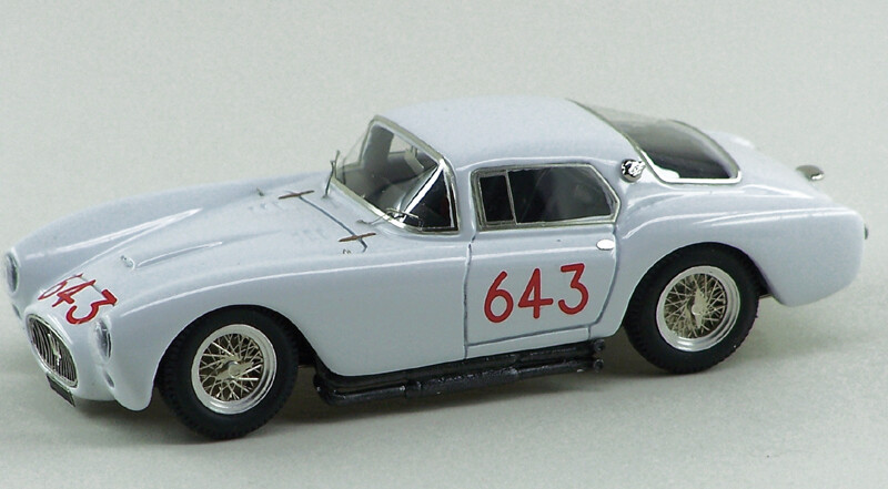 ABC 201 MASERATI A6GCS COUPE' PININFARINA 1953 CH.2059 MILLE MIGLIA #643- WHITE