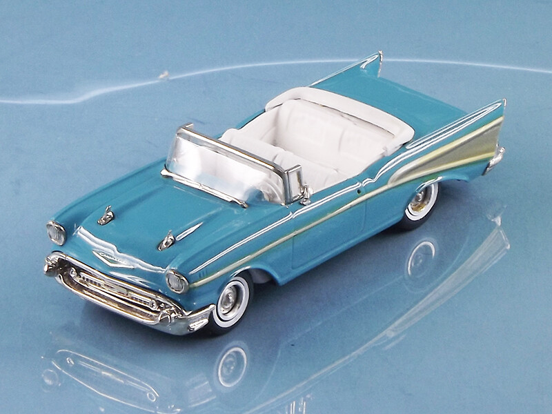 WESTERN MODEL CHEVROLET BEL AIR 1957 OPEN LIGHT BLUE (CVABC022)