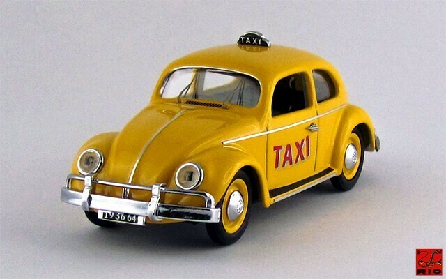 RIO MODEL RIO4255 VOLKSWAGEN Taxi Brasil 1953 - giallo