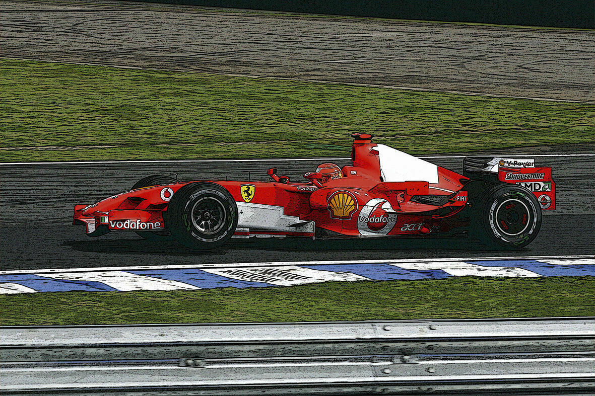 TAMEO TMK362 FERRARI 248 1 GP.BRASILE  2006 M.SCHUMACHER(LAST RACE)-.F.MASSA(WIN
