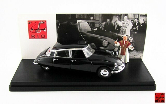 RIO MODEL RIO4171/P CITROEN DS 19 Prestige 1958 - Papa Giovanni XXIII