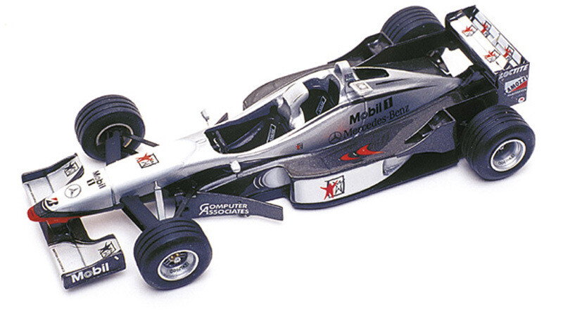 TAMEO TMK277 MCLAREN MERCEDES MP4-98T FO110G  2 SEATERS BRITISH GP. 1998 BRUNDLE-MOSLEY