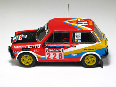 ARENA AREM474 - AUTOBIANCHI A112 TROFEO CAPONE-DI NOTO  ELBA 1978