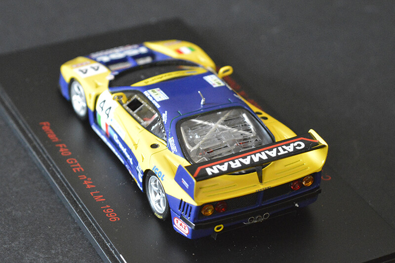 RDL063 FERRARI  F40 GTE 3.5L TURBO V8 TEAM ENNEA SRL IGOL # 44 LE MANS 1996 L.DELLA NOCE -