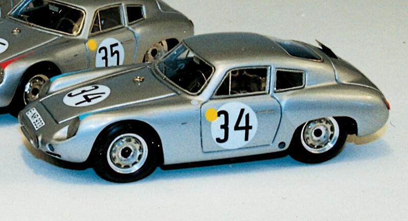 ABC082B PORSCHE CARRERA ABARTH TIPO 695 GS 1961 N.34 BARTH-HERMANN LM 1962