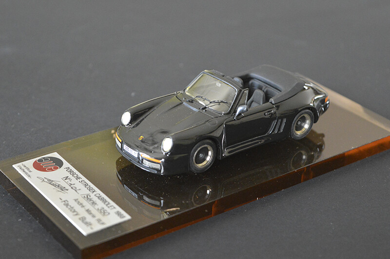 AMR1110 POSCHE 911 "STROSEK" CABRIOLET 1988 BLACK