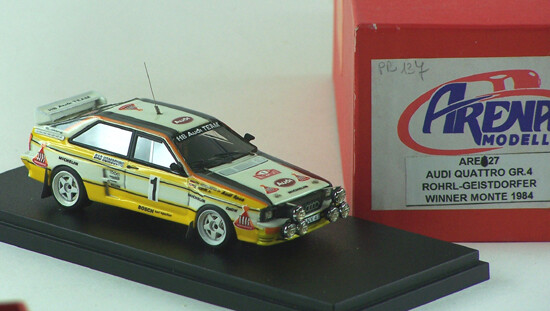 ARENA AREM027 AUDI QUATTRO GR.4 ROHRL-GEISTDORFER WINNER MONTE 1984